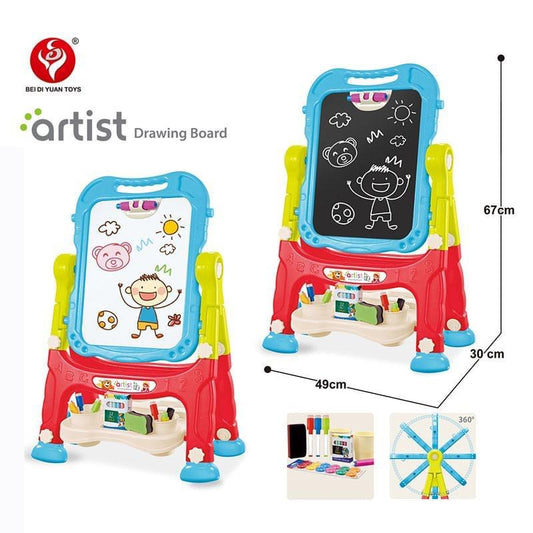 Foldable Double-Sided Drawing Board