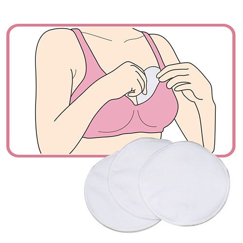 Farlin Washable Breast Pads – (Pack of 6 Washable Pads)