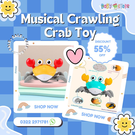 Musical Crawling Crab Toy In Pakistan | Help Baby Crawl